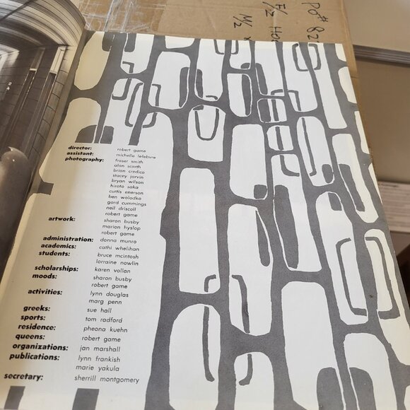 Vtg 1965 The University of Alberta Evergreen & Gold Yearbook - Picture 5 of 13